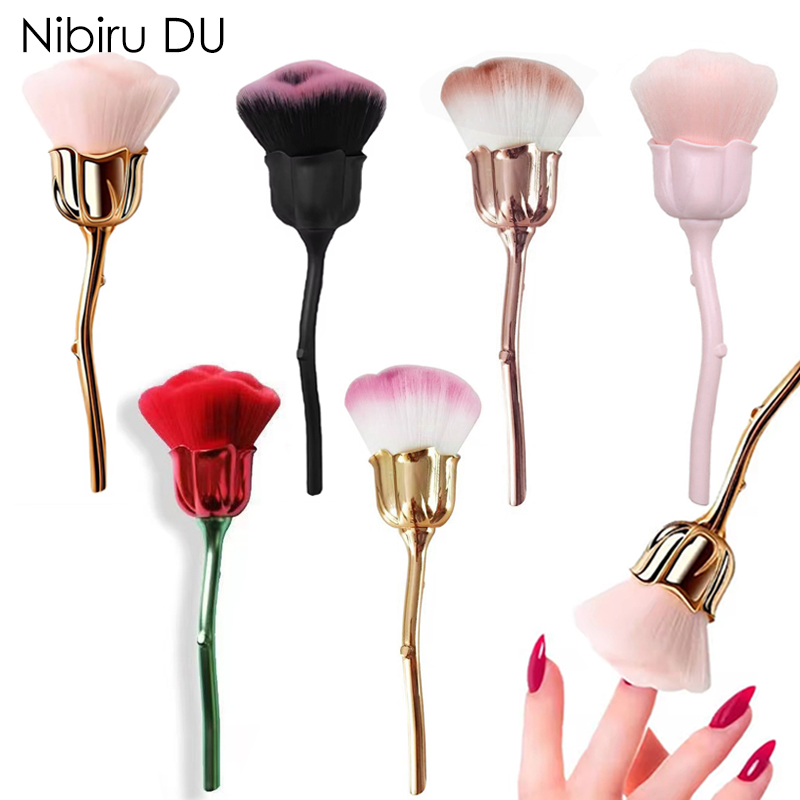 Beauty Makeup Design - Flower Rose Design Nail Art Brush