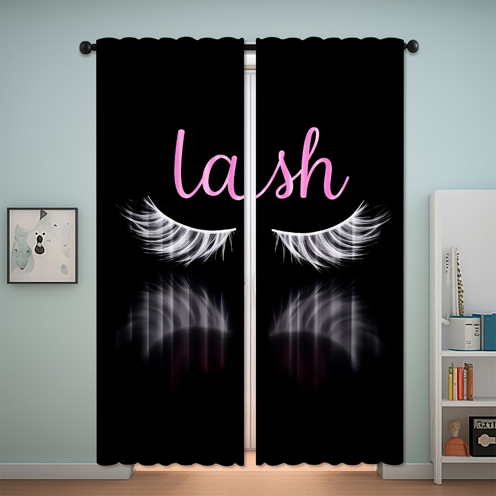Beauty Makeup Design - Eyelash makeup fashion beauty design Print