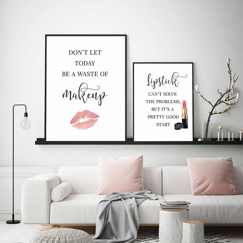 Makeup Quotes Poster Eyelash E - Beauty And Makeup Quotes incelemesi ve fiyatı