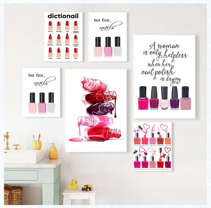 Art Posters and Prints Nail Te - Beauty And Makeup Quotes incelemesi ve fiyatı