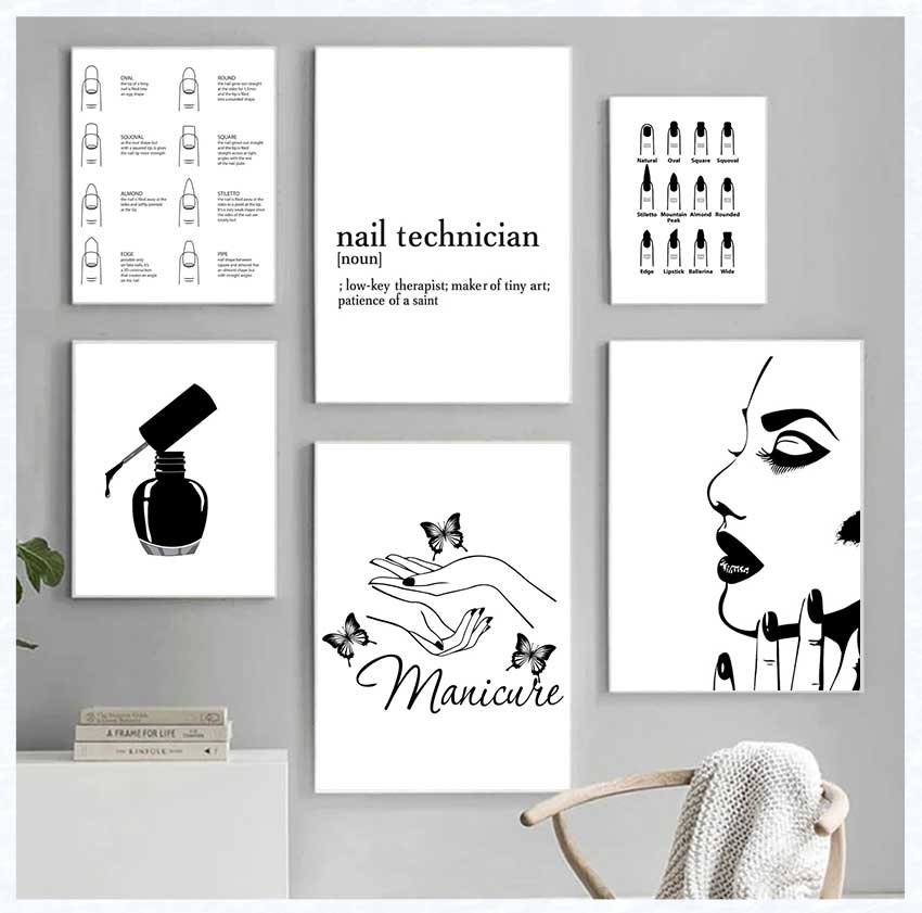Art Posters and Prints Nail Te - Beauty And Makeup Quotes incelemesi ve fiyatı