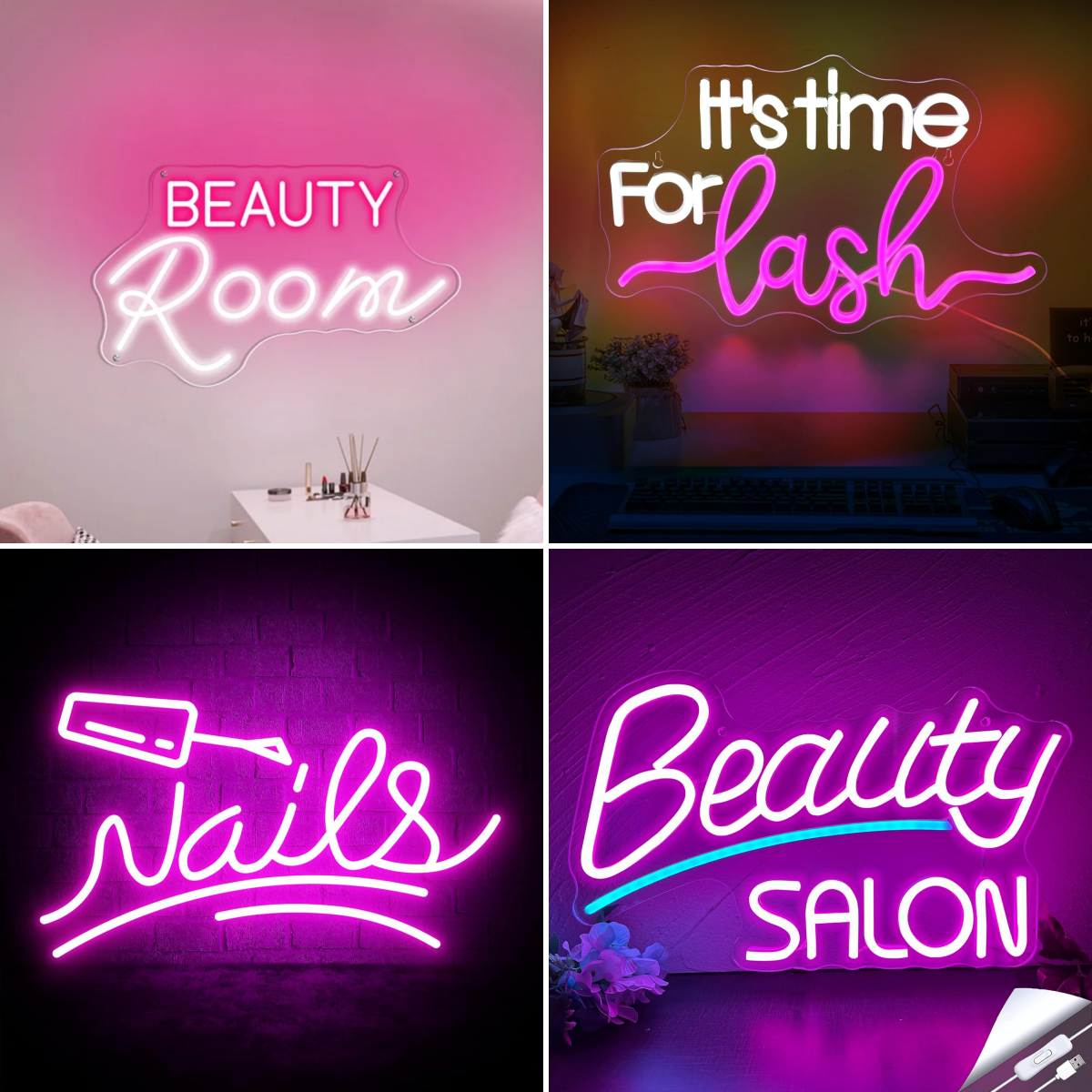 Beauty Room Neon Signs For Wal - Beauty And Makeup Studio incelemesi ve fiyatı