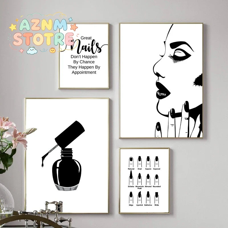 Nail Salon Quotes Makeup Wall  - Beauty And Makeup Quotes incelemesi ve fiyatı