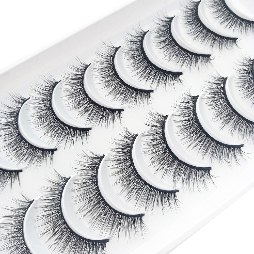 10 Pairs 3D Fluffy False Eyela - Beauty Makeup Design incelemesi ve fiyatı
