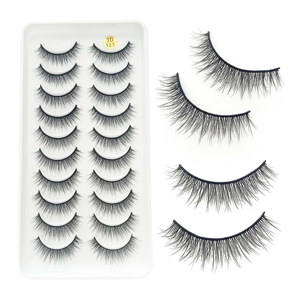 10 Pairs 3D Fluffy False Eyela - Beauty Makeup Design incelemesi ve fiyatı