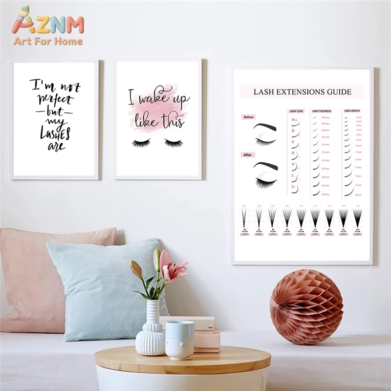 AZNM Lash Extensions Guide Can - Beauty And Makeup Quotes incelemesi ve fiyatı
