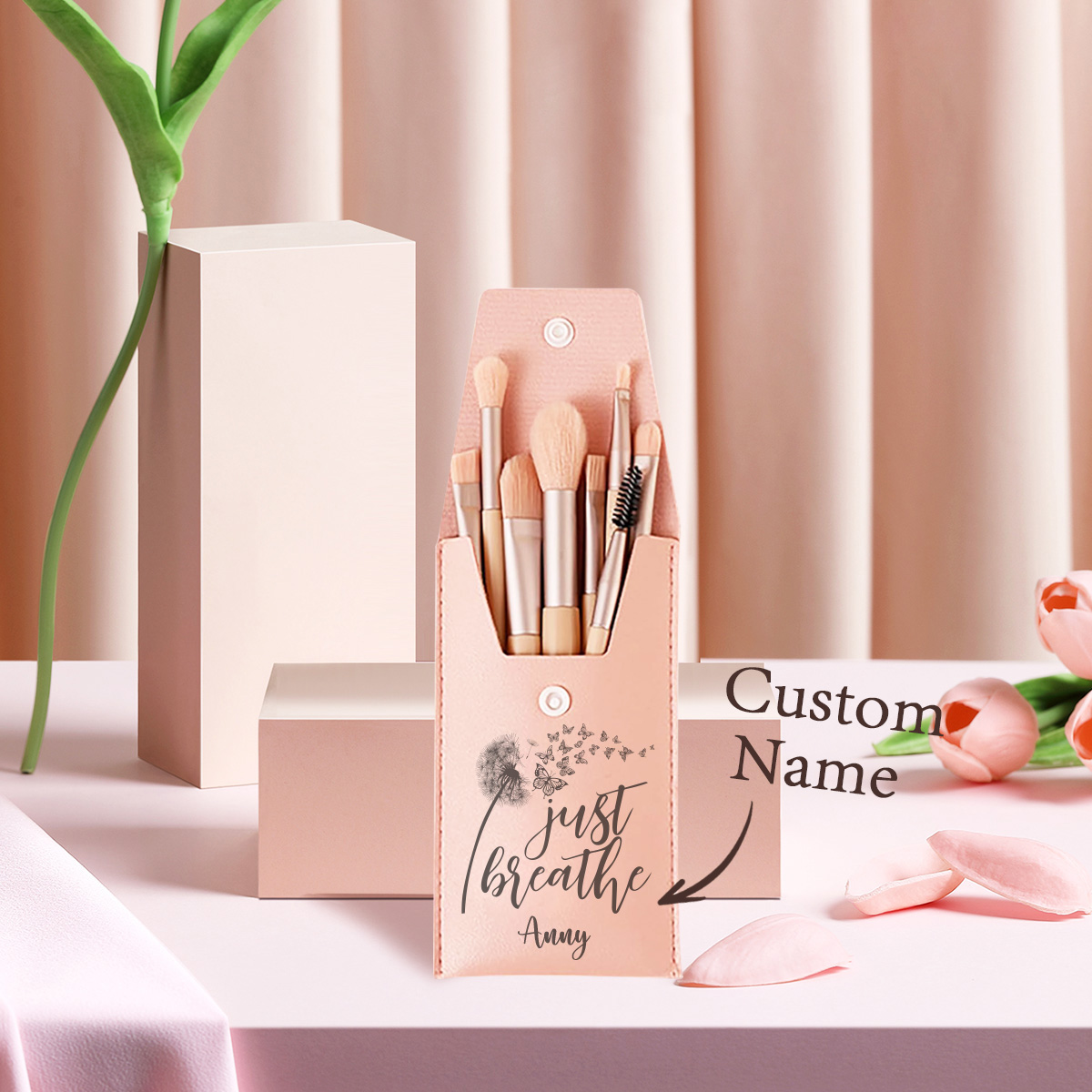 1pc Custom Name Makeup Brush,  - Beauty Makeup Design incelemesi ve fiyatı