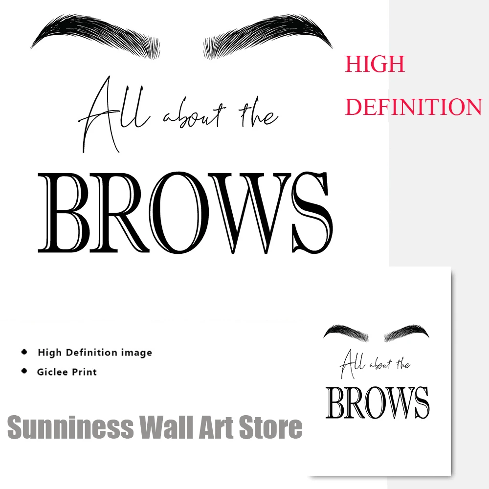 Fashion MakeUp Canvas Painting - Beauty And Makeup Quotes incelemesi ve fiyatı