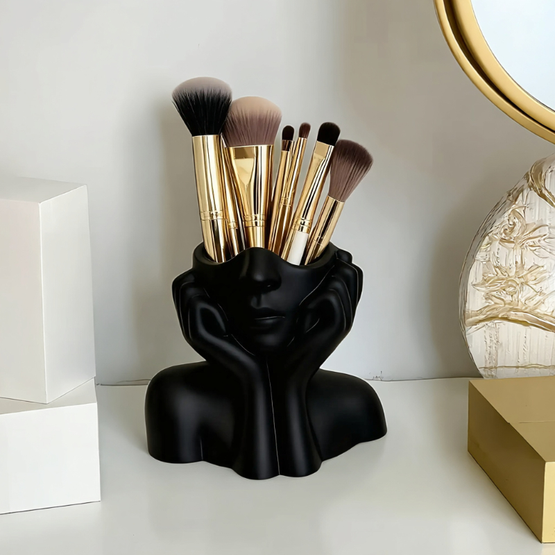 Face Shape Makeup Brush Holder - Beauty Makeup Design incelemesi ve fiyatı