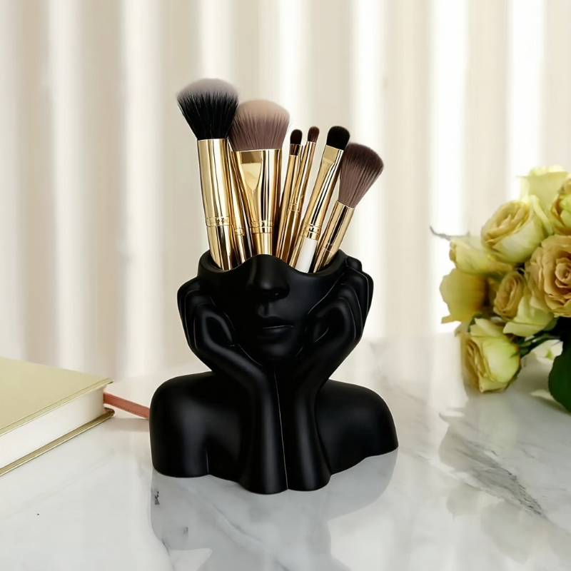 Face Shape Makeup Brush Holder - Beauty Makeup Design incelemesi ve fiyatı