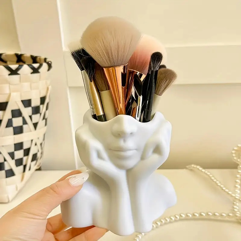 Face Shape Makeup Brush Holder - Beauty Makeup Design incelemesi ve fiyatı
