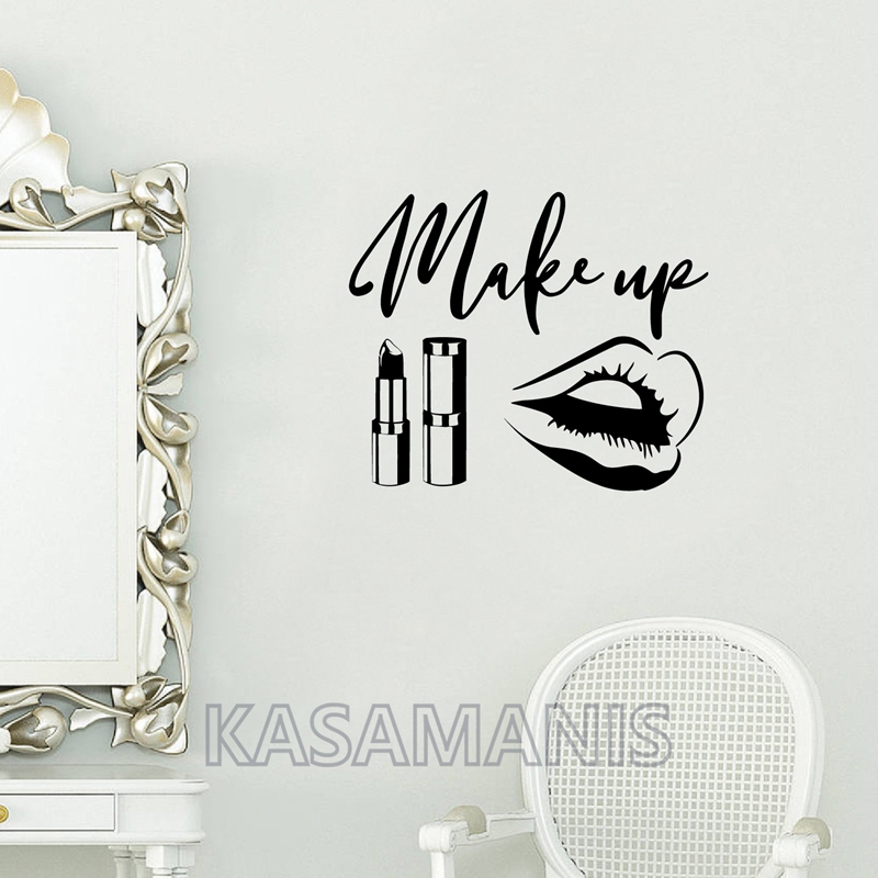 MakeUp Quote Wall Art Decals B - Beauty And Makeup Quotes incelemesi ve fiyatı