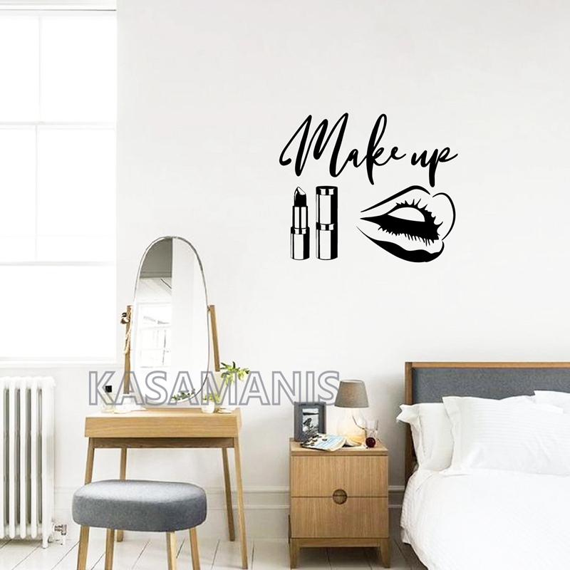MakeUp Quote Wall Art Decals B - Beauty And Makeup Quotes incelemesi ve fiyatı